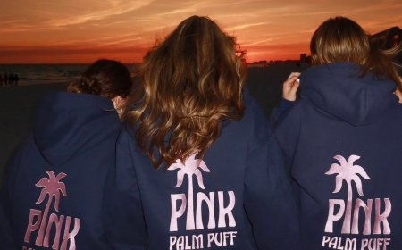 pink palm puff hoodie: Crafting Tomorrow’s Streetwear Today