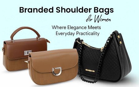 Branded Shoulder Bags for Women – Where Elegance Meets Everyday Practicality