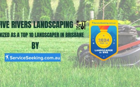 Five Rivers Landscaping Recognized Among Top 10 Landscapers in Brisbane by ServiceSeeking.com.au