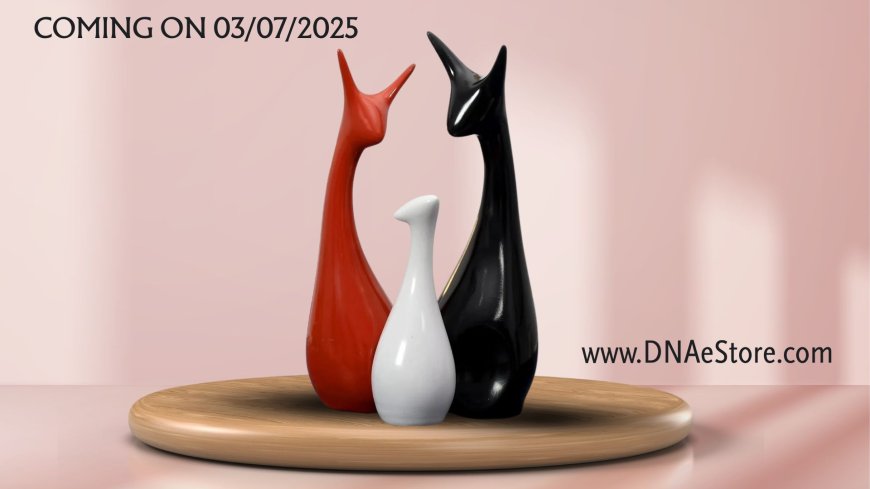 Elegant Deer Family Set Showpiece – The Perfect Resin Sculpture for High-Class Home Decor