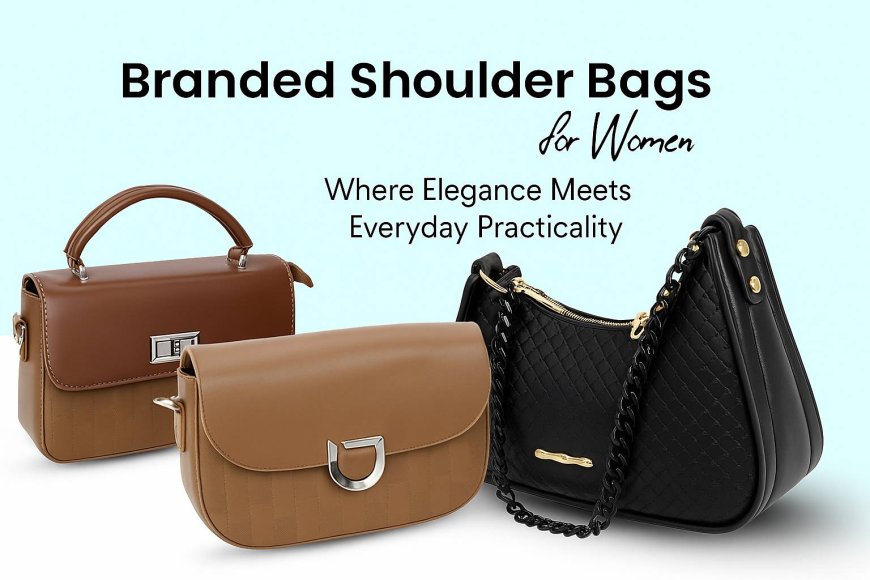 Branded Shoulder Bags for Women – Where Elegance Meets Everyday Practicality